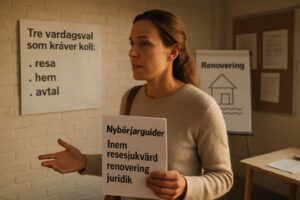 Tre vardagsval som kräver koll: resa, hem och avtal